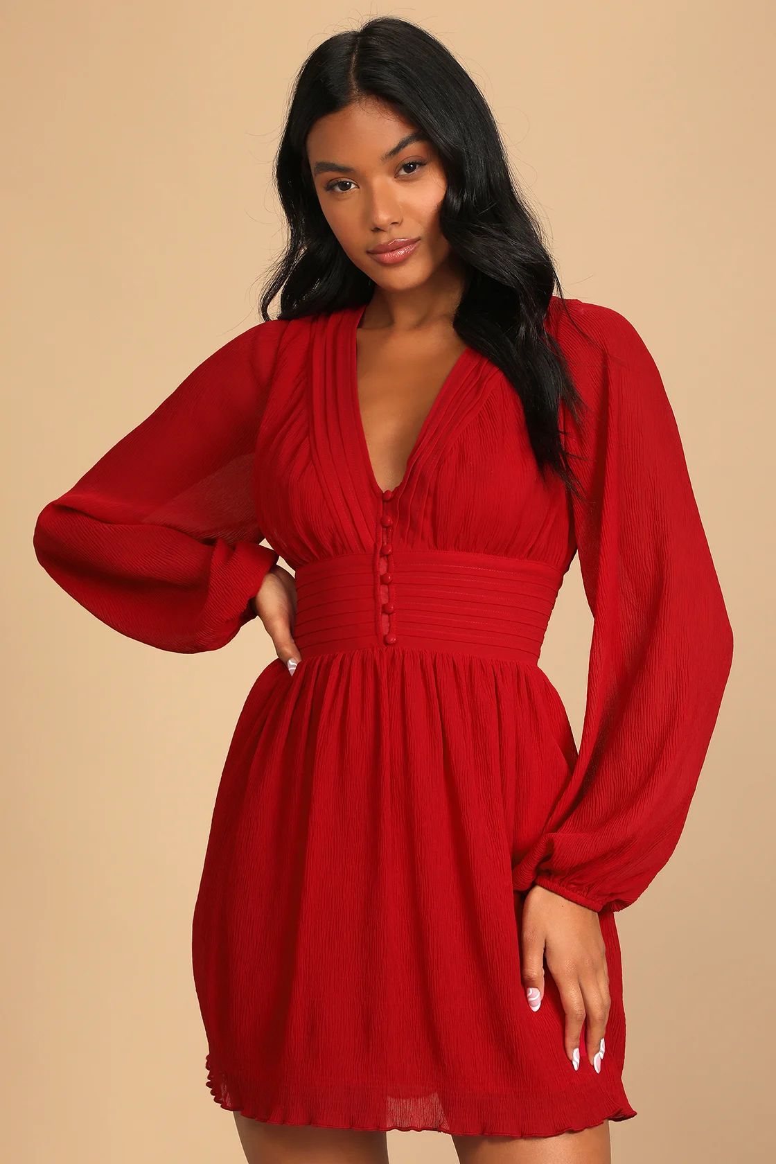 Devoted Romance Wine Red Backless Dress With Pockets | Lulus (US)
