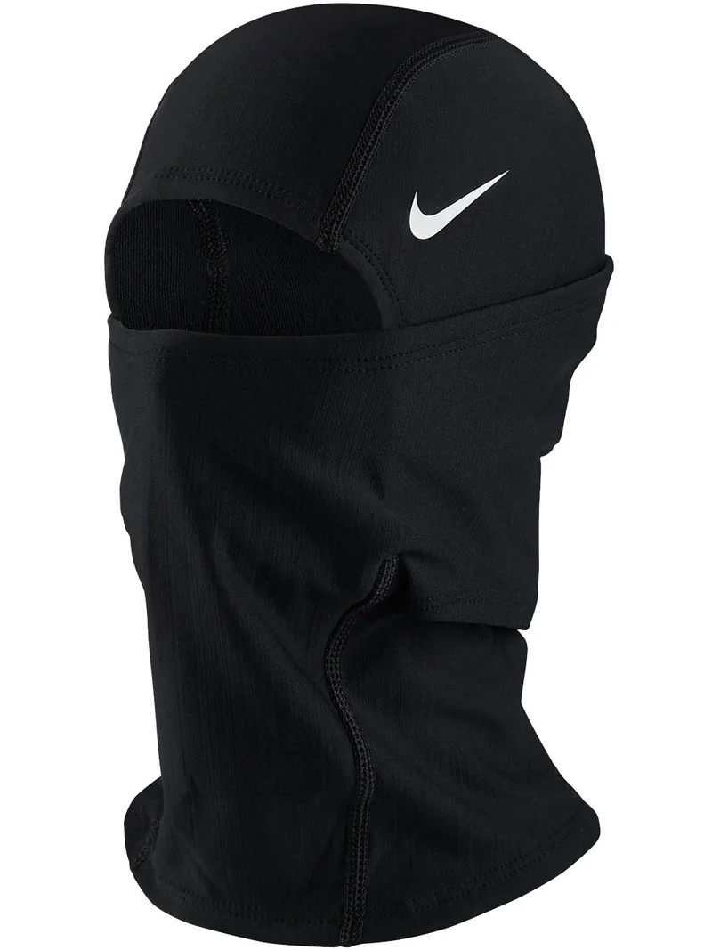 Nike Pro Hyperwarm Hood, One Size Fits Most, Adult (Black/White) | Walmart (US)
