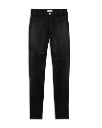 L'AGENCE Marguerite Coated High Rise Skinny Jeans in Black Coated  | Bloomingdale's Women | Bloomingdale's (US)