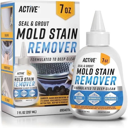 Active Mold Stain Remover Gel, Heavy Duty Solution for Washing Machine Seals and Bathroom Cleaner, 7 fl oz, 1 Count | Walmart (US)
