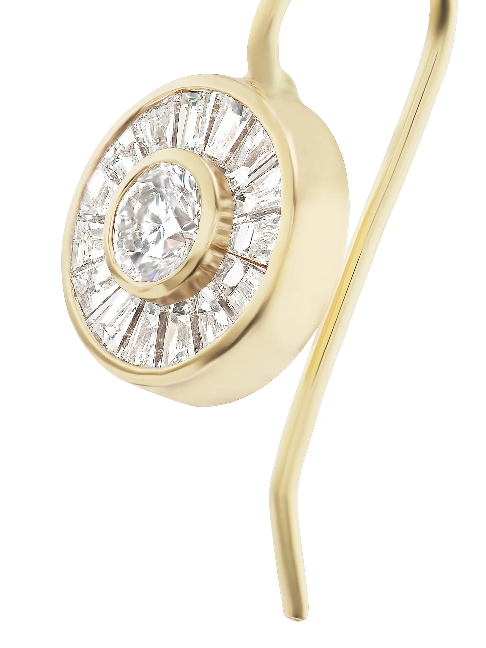 Minerva Sloane 14K Yellow Gold & 1.49 TCW Diamond Drop Earrings | Saks Fifth Avenue