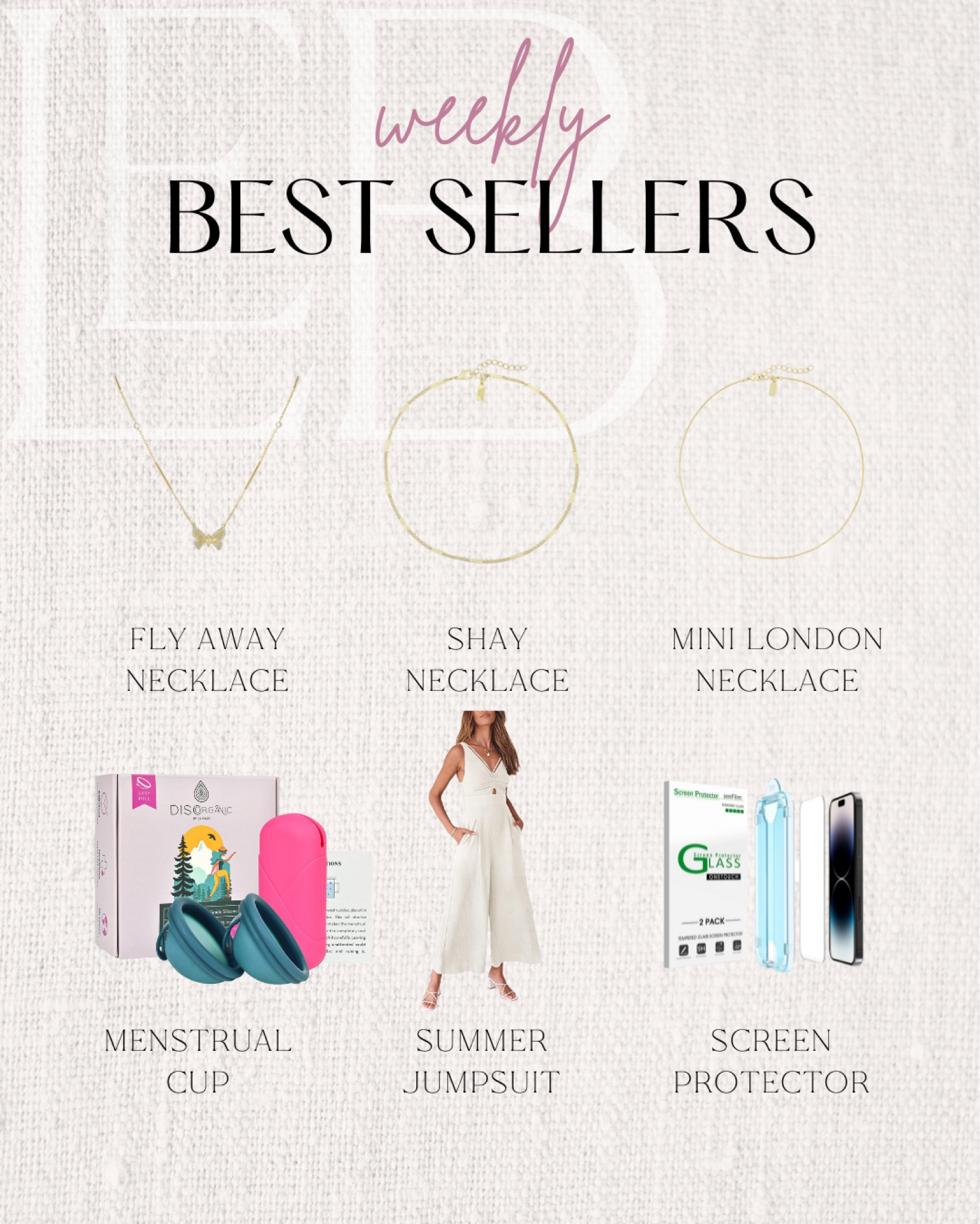Weekly best sellers!

Home, fashion, beauty, accessories

#LTKsalealert #LTKhome #LTKFind