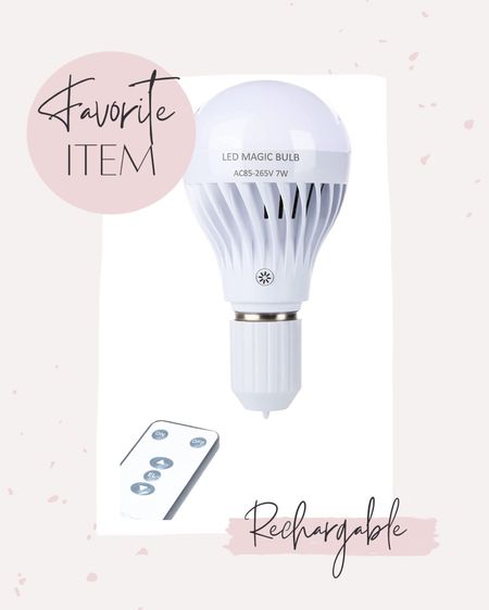 Rechargeable LED light Bulbs with remote. Perfect for lamps where you have no outlet to plug it in. 

#LTKGiftGuide #LTKhome #LTKunder50