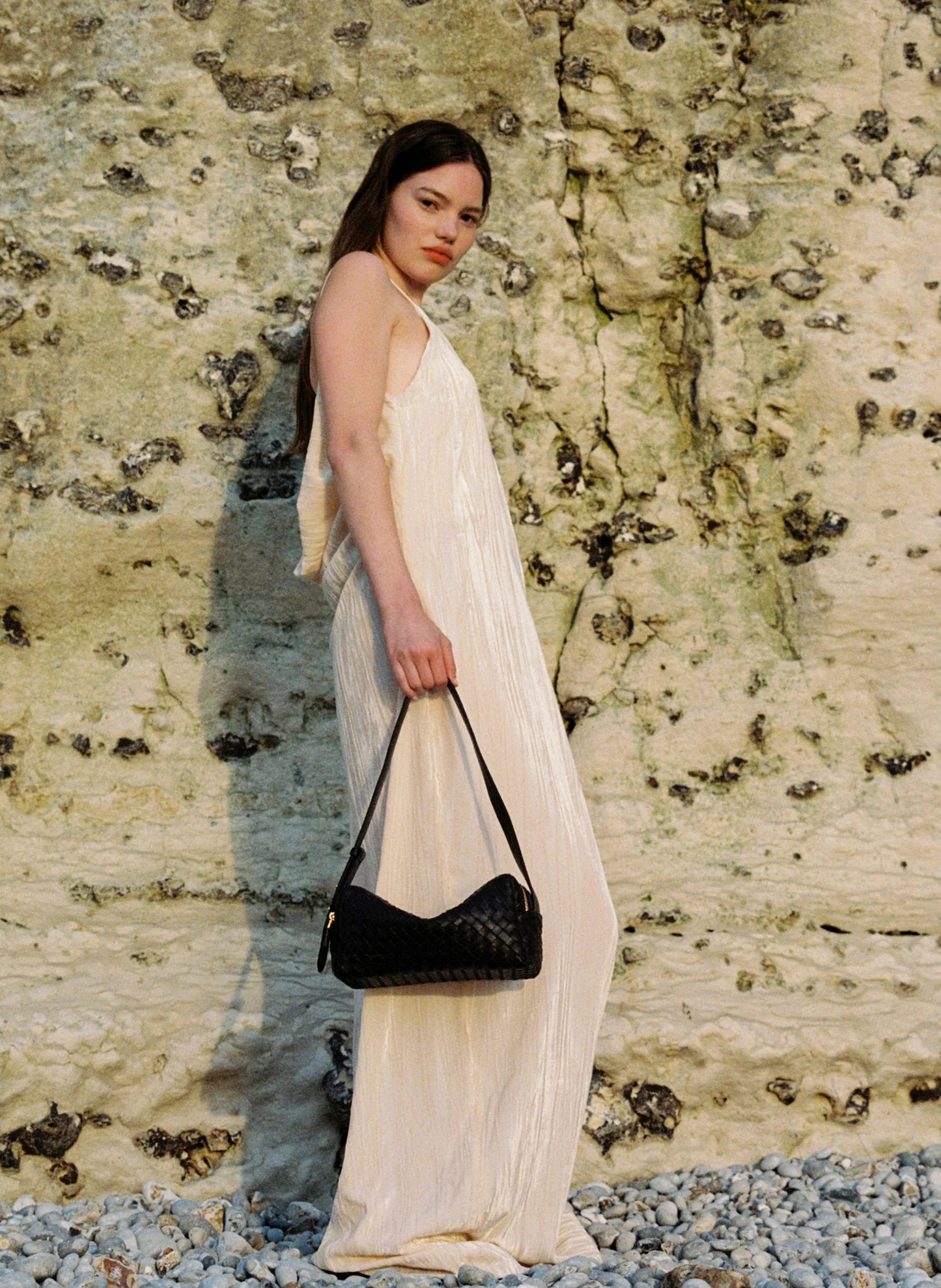 Trousse Woven Leather Black - Woven Handbags for Women - Elleme | Elleme