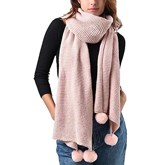 FURTALK Chenille Women Winter Scarf Oversize Soft Scarves Shawls For Girls | Amazon (US)