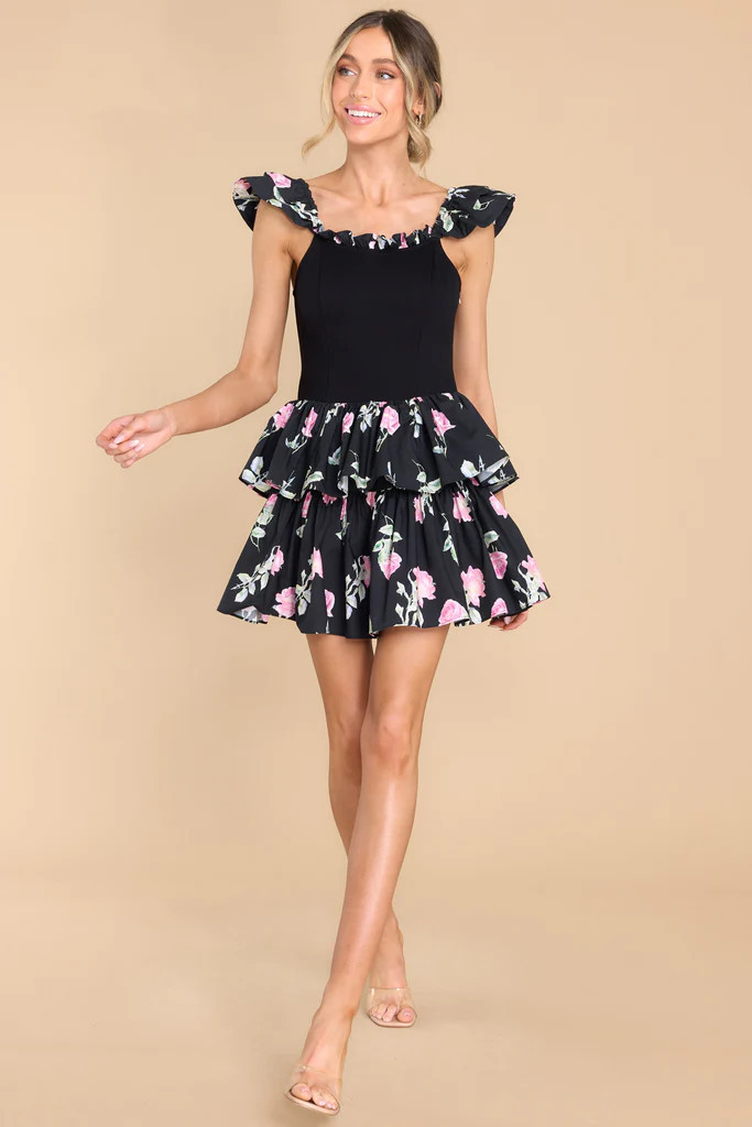 Sanam Painted Mime Mini Dress | Red Dress 