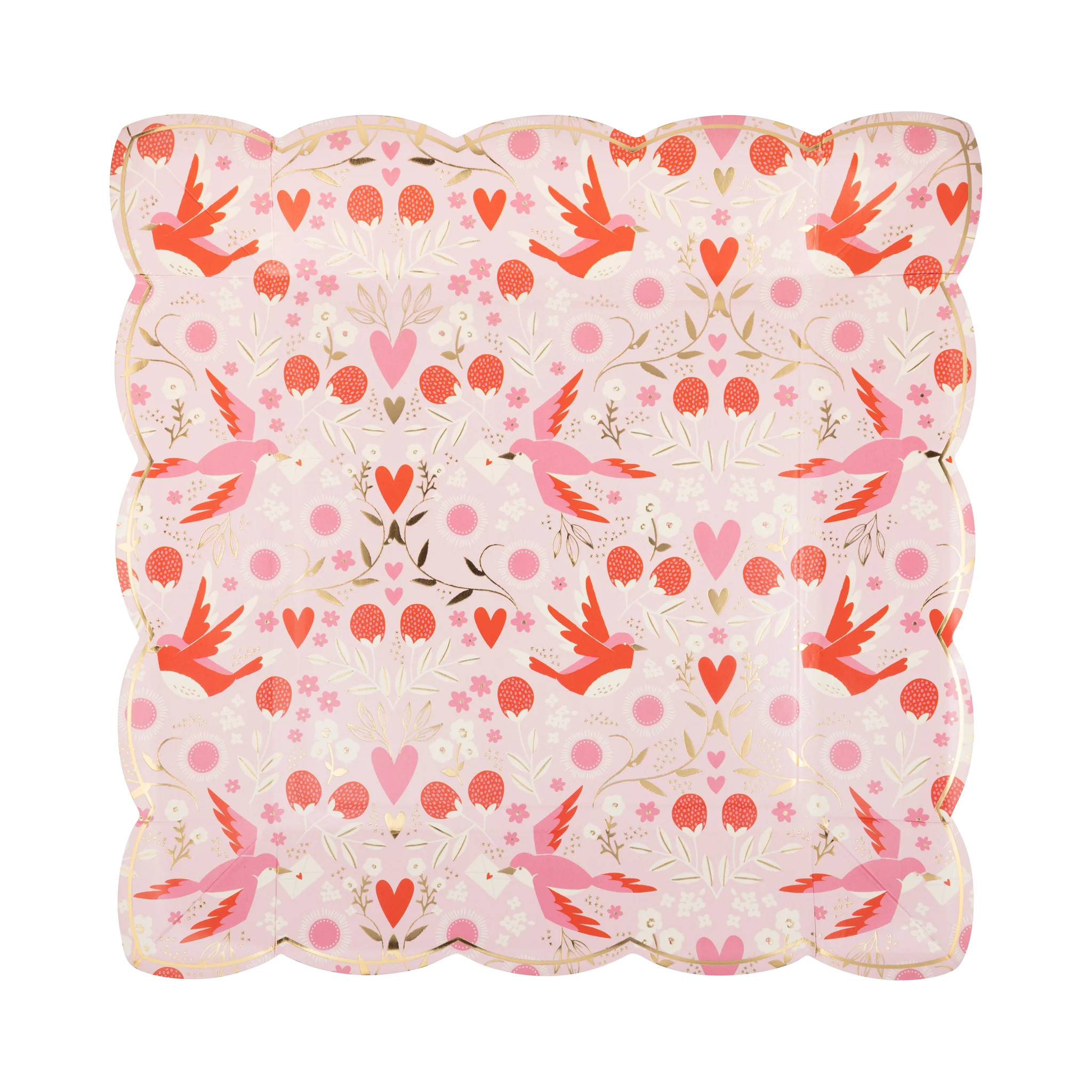 Love Birds Pattern Plate | My Mind's Eye