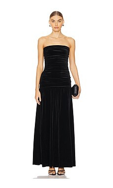 Line & Dot Kiki Dress in Black from Revolve.com | Revolve Clothing (Global)