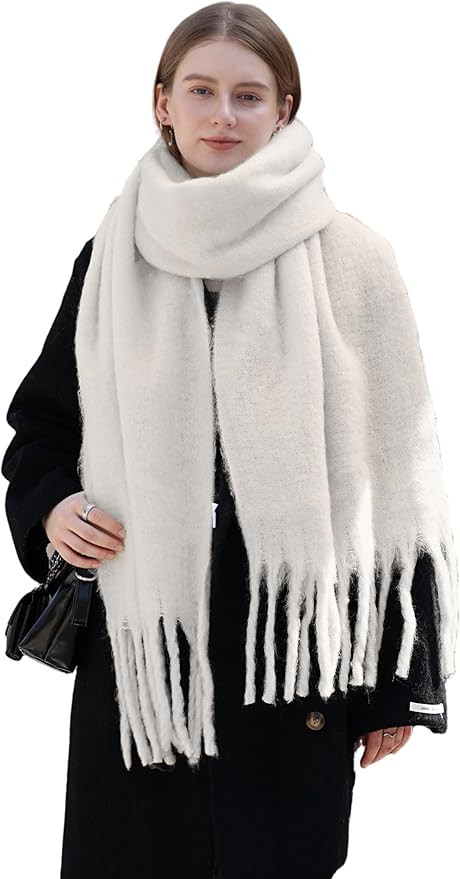 Wander Agio Winter Warm Scarf Long Pashmina Extra Large Shawls and Wraps for Women Large Blanket ... | Amazon (US)