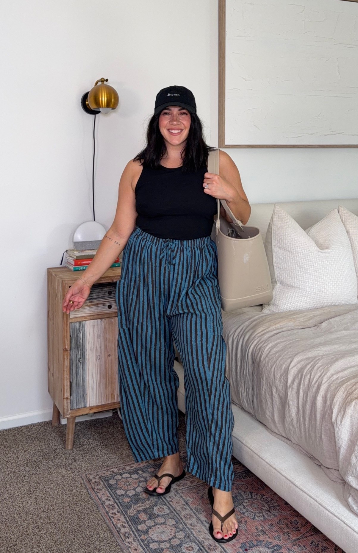 Comfy casual sports mom look in my favorite flowy Amazon pants! Come in tons of colors & are incredible comfy/bloat friendly. Size M - they run big!

#LTKmomlife #LTKSeasonal #LTKootd