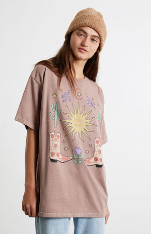 Golden Hour Stay Wild Oversized T-Shirt | PacSun