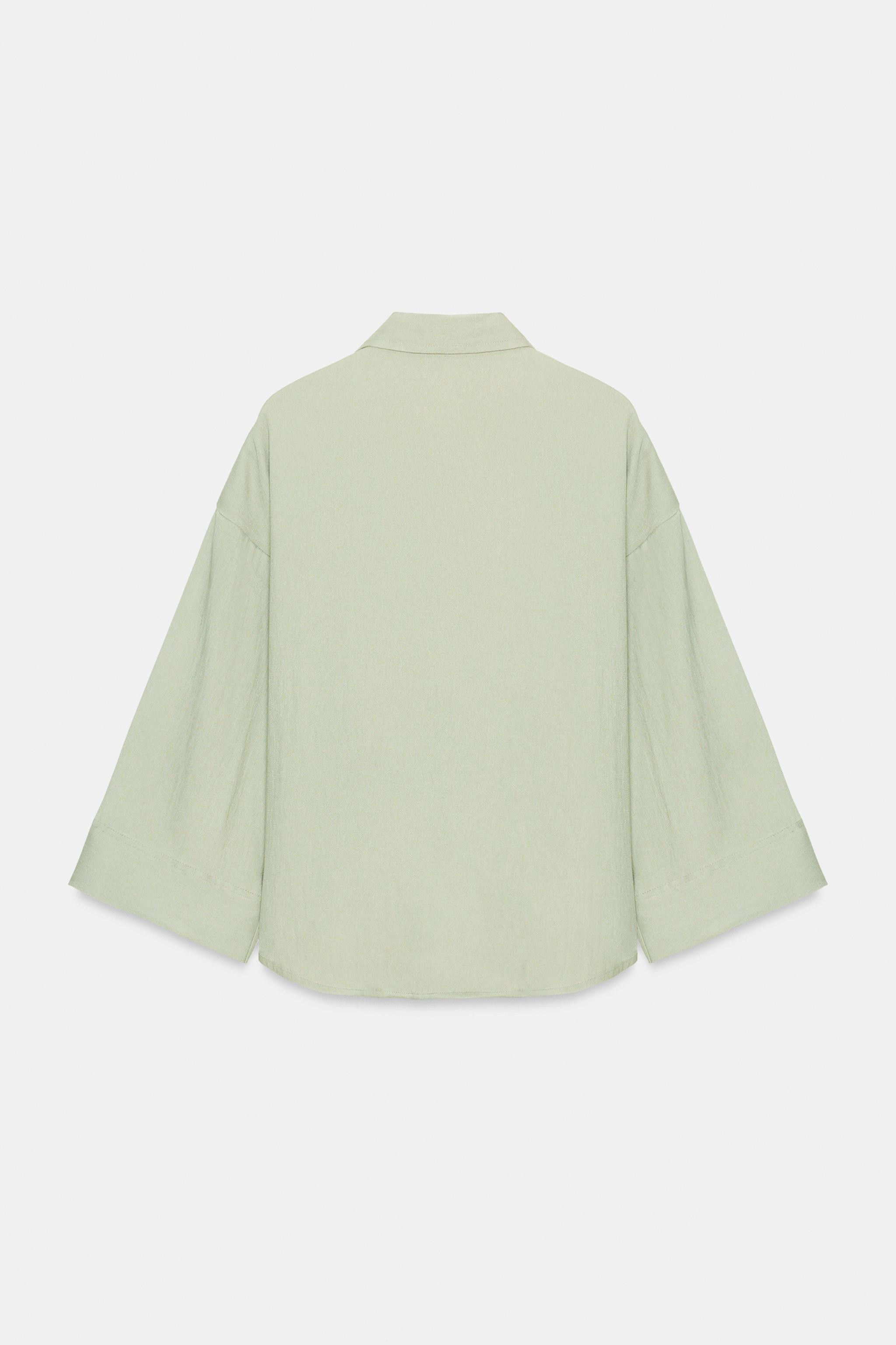 OVERSIZE WIDE SLEEVE SHIRT | Zara UK