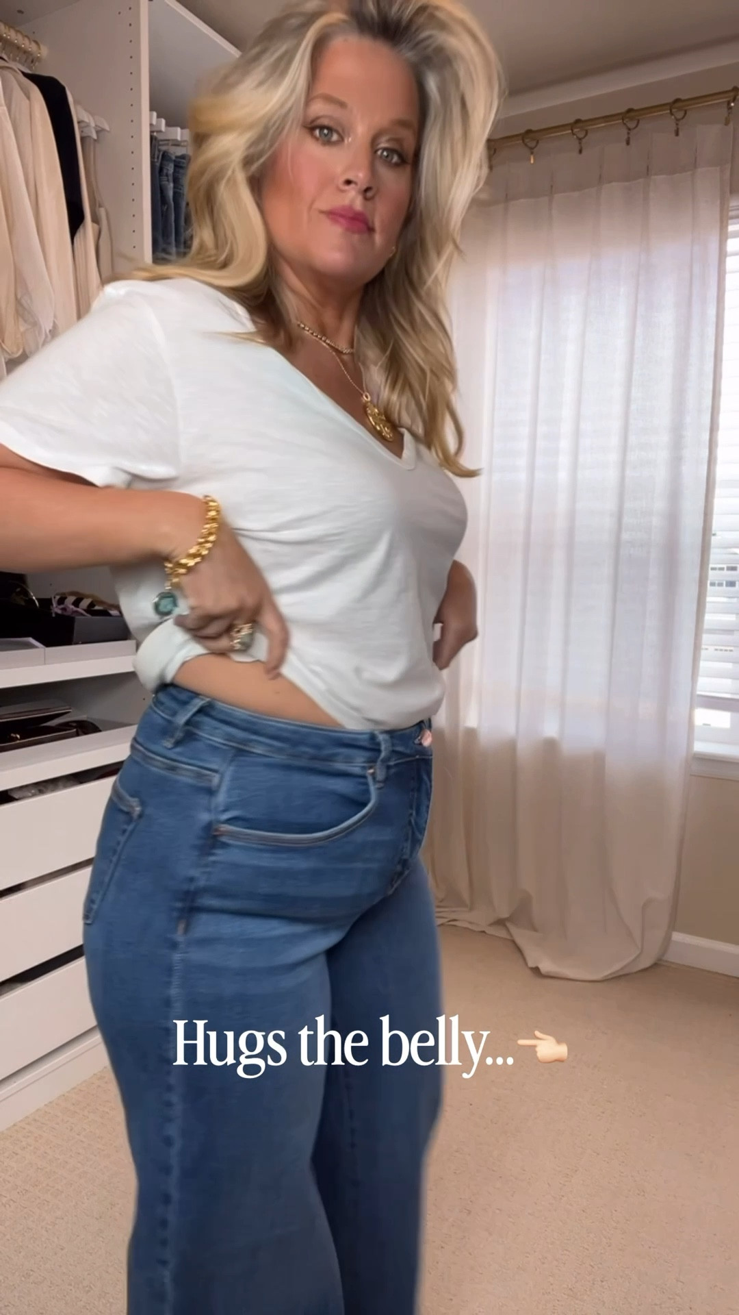  ✨Tap the bell, save and ❤️ for over 40 fashion, midlife style, midsize fashion and luxury looks for less. 

⬇️Sizing information: 
1. Jeans wearing 31 TTS
2. Jeans 14 size up one full size for relaxed fit

High-rise isn’t the fix… it’s the problem
This is what actually works 👖

I used to reach for high-rise every time
thinking it would pull everything in

but it kept hitting in the wrong spot
and hugging my hormonal belly

when I switched to mid-rise… everything changed

my tops fell better
nothing felt tight or forced
and I finally felt like myself again


👑"Helping you look good, feel good!" - Lindsey Denver


Over 40 style, midlife style, midsize fashion, perimenopause, menopause, hormonal belly


Follow my LTK @Over40andmidlife on the @shop.LTK app to view this post and get my exclusive app-only content!

#liketkit #LTKOver40 #LTKMidsize #LTKPlusSize
@shop.ltk
https://liketk.it/68jso