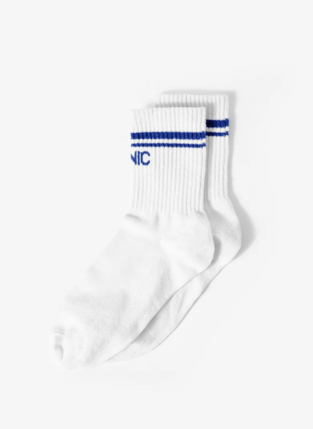 Blue Iconic Slogan Ankle Socks | Mint Velvet