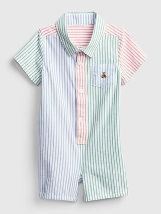 Baby Colorblock Shorty One-Piece | Gap (US)