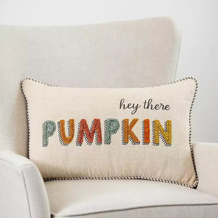 Hey There Pumpkin Lumbar Pillow | Kirkland's Home