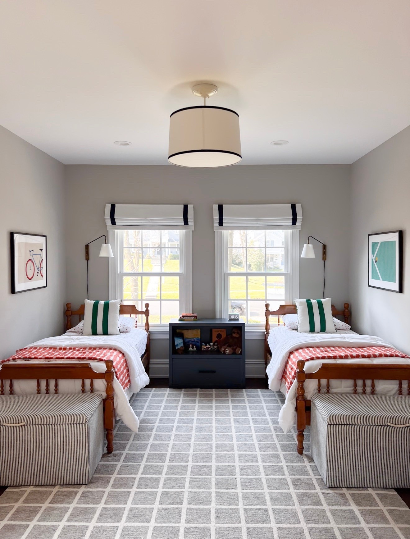 A pretty boy’s bedroom that I helped to design 🩶

Love the pattern mix we went with in here: stripes, windowpane and plaid. We kept it simple and neutral but incorporated pops  of his favorite colors!  

Bedroom, bedroom inspo, bedroom decor, spring home, spring decorating, bedroom furniture, Serena & Lily, girlonthehudson, neutral home, modern coastal, minted art, cozy home

#LTKKids #LTKdayinmylife #LTKHome