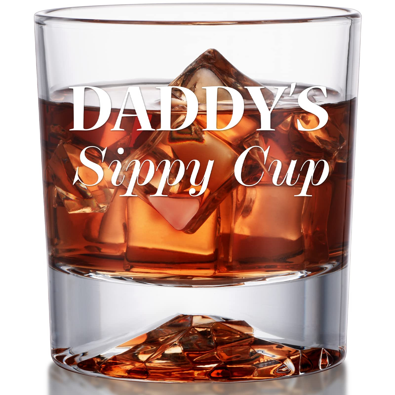 Gifts for Dad Men, Daddy's Sippy Cup Whiskey Glass, Funny Fathers Day Birthday Gag Gifts Ideas fo... | Amazon (US)