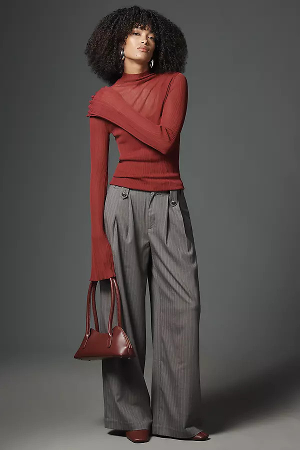 By Anthropologie Wide-Leg Trousers | Anthropologie (US)
