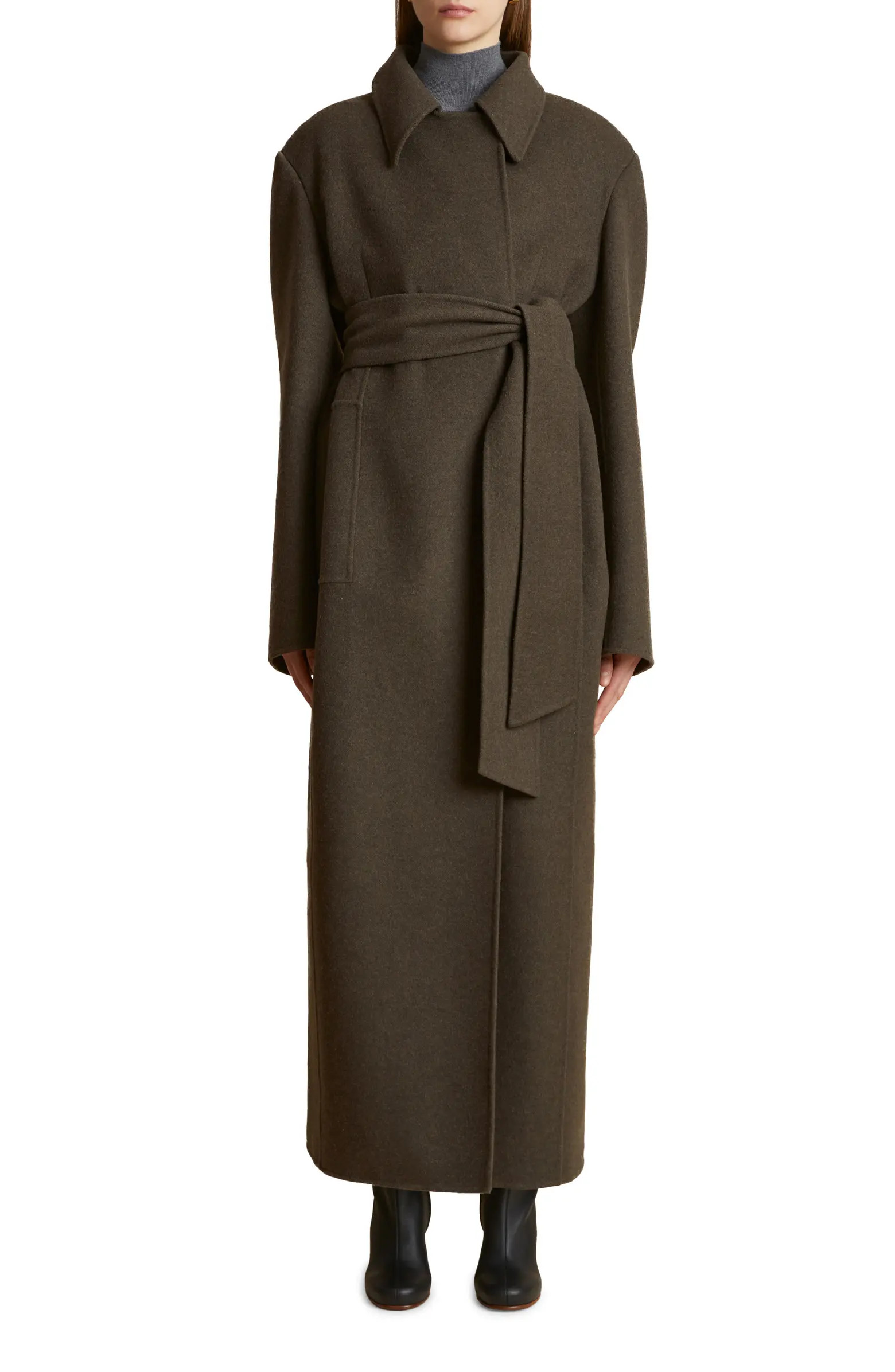 Khaite Lea Oversize Long Wool Coat | Nordstrom | Nordstrom