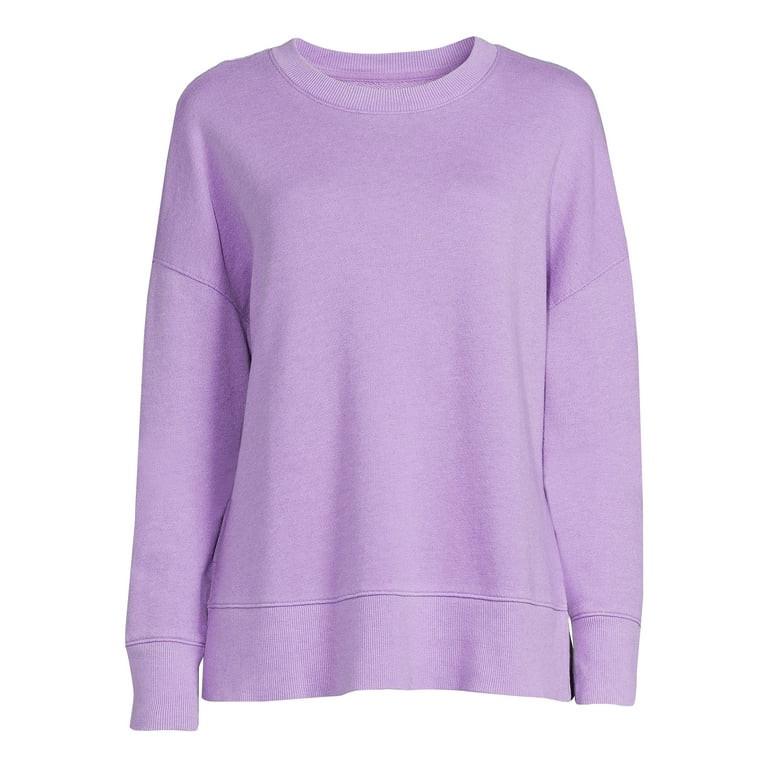 Time and Tru Women's Crewneck Sweatshirt - Walmart.com | Walmart (US)