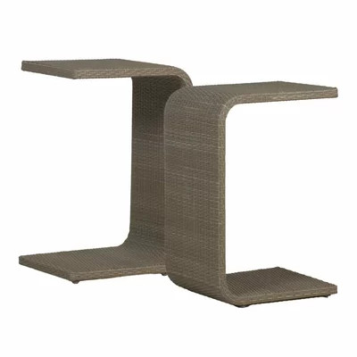 C Table Woven Summer Classics Frame Color: Black Walnut | Wayfair North America