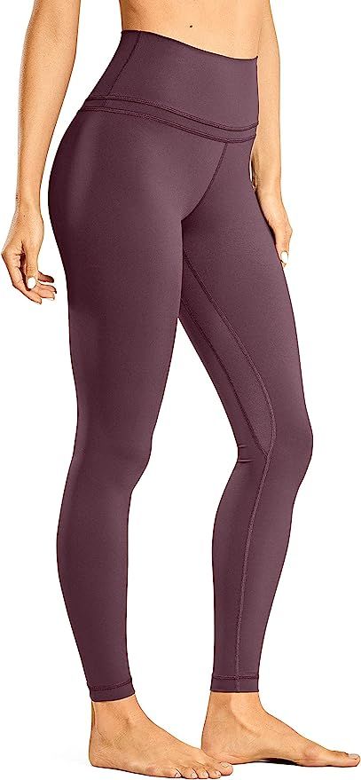 CRZ YOGA Women's Naked Feeling I Yoga Pants 28 Inches - High Waisted Full-Length Leggings | Amazon (US)