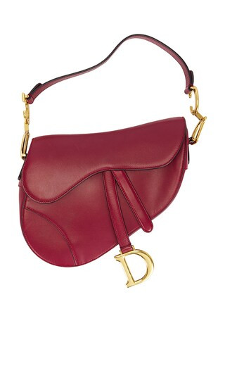 Dior Saddle Bag in Wine Red | Revolve Clothing (Global)