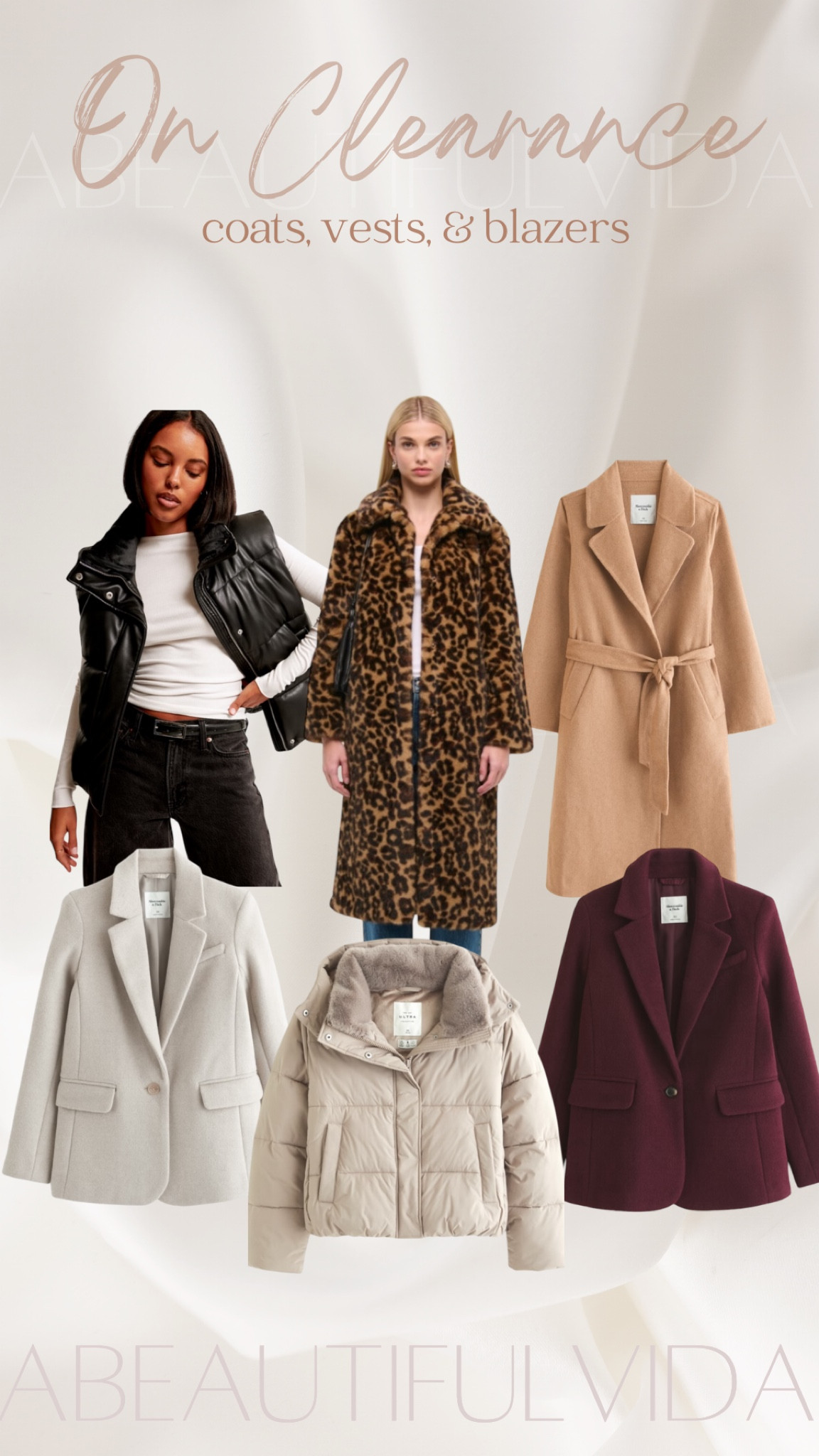 Coats, vests, and blazers on clearance! 🤩

Trench coats, blazer, puffer vest, vegan leather, wool blend , puffer jacket, winter, leopard print, mom style, bump outfit, midsize, petite

#LTKMidsize #LTKStyleTip #LTKSaleAlert