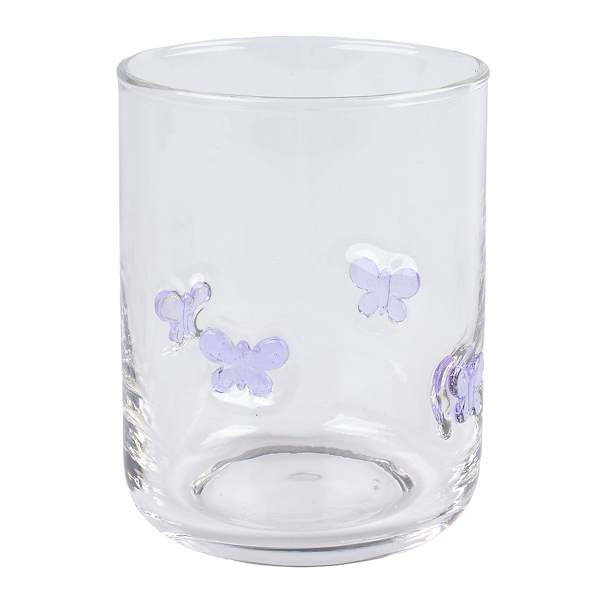 Clear Butterfly Icon Glass | At Home
