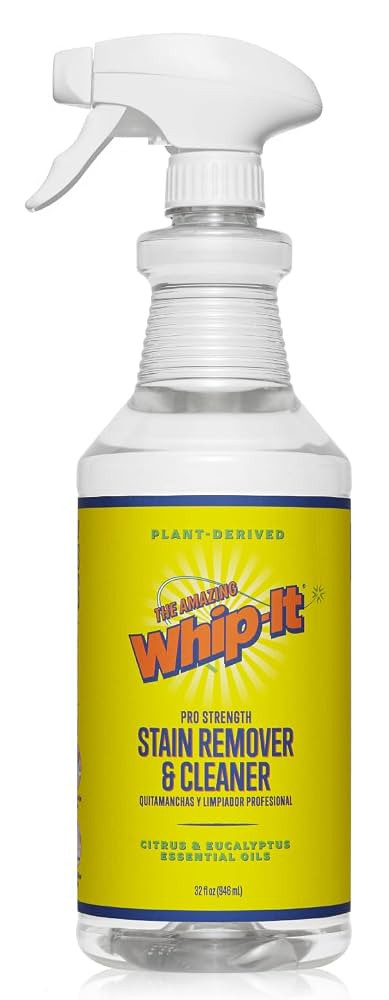 Whip It Cleaner, Multi Purpose Stain Remover Professional Strength Spray, Plant Based Enzyme Clea... | Amazon (US)