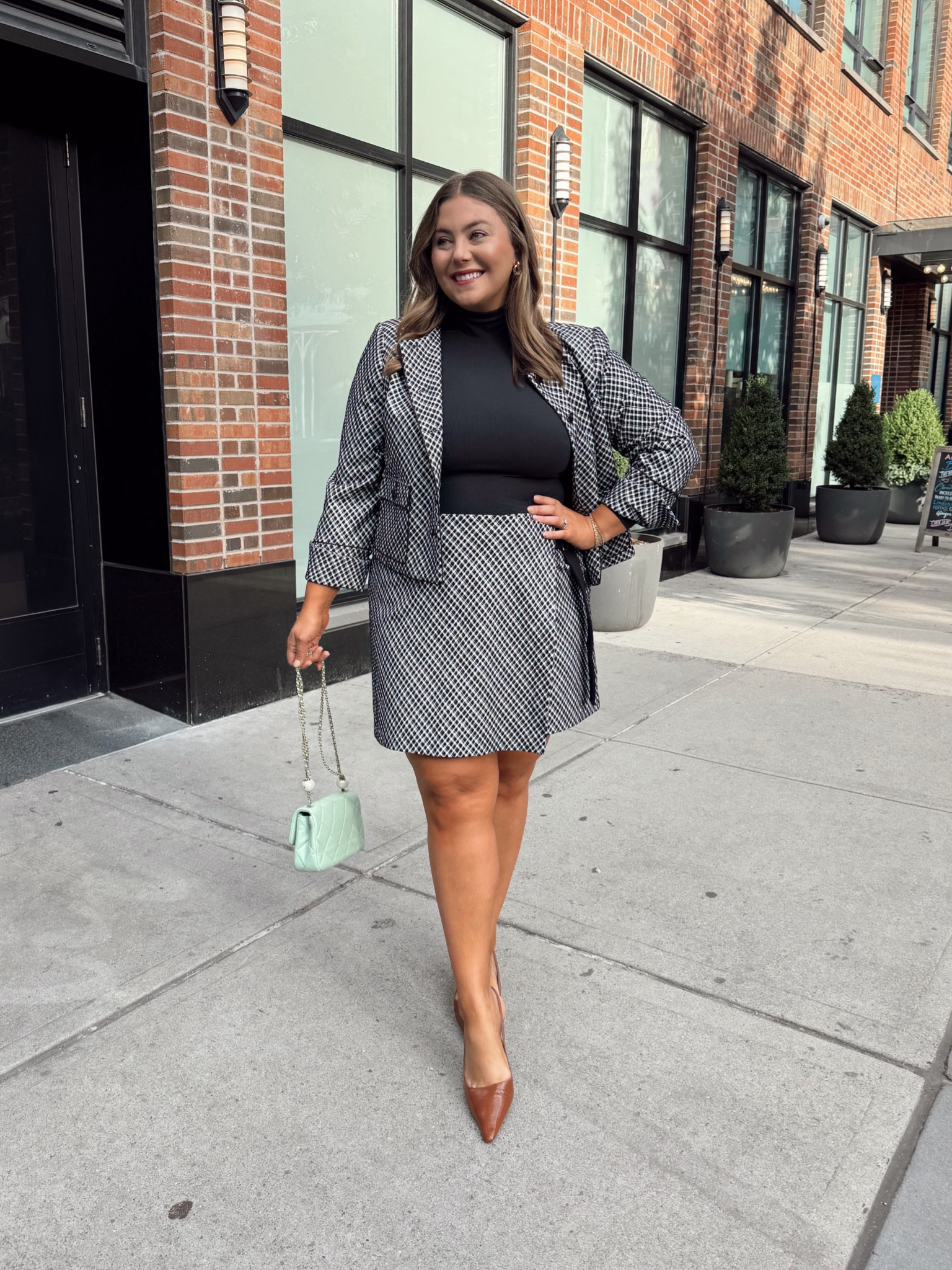 NYC day 2 - wearing 1X in jacket and bodysuit, 2X in skirt / skort - use CARALYN15 on Spanx. Also linked similar options for less 

#LTKWorkwear #LTKTravel #LTKPlusSize