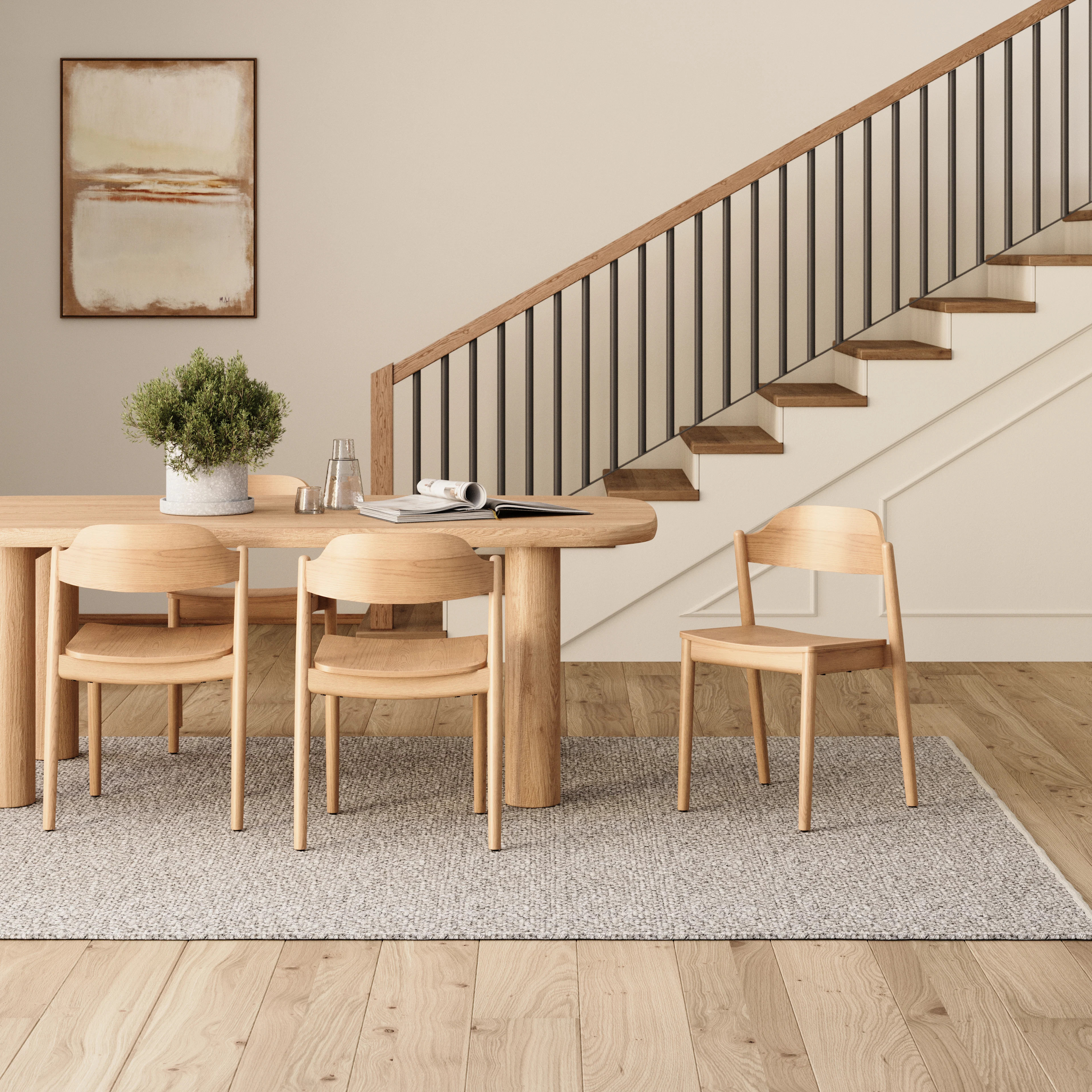 Sylvo Stackable Dining Chair - White Oak | Article