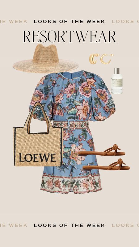 Beach vacation outfit idea. Love this dress! 