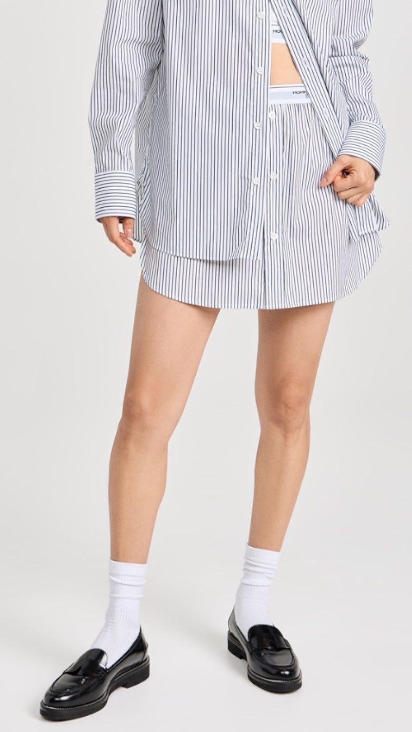 Shirttail Miniskirt | Shopbop