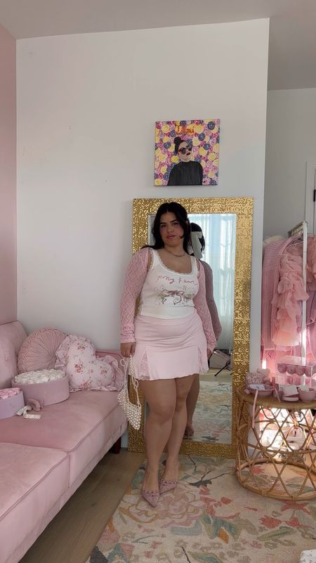 Pink coquette spring fit 🎀 skirt is now 50% off!!

#LTKfindsunder50 #LTKmidsize #LTKsalealert