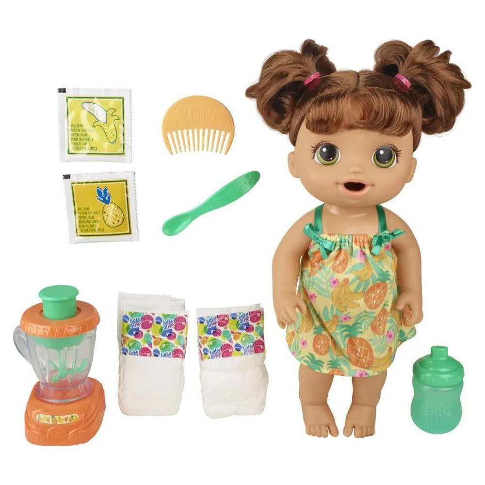 Baby Alive Magical Mixer Baby Doll Tropical Shake with Blender Accessories, Drinks, Wets, Eats, B... | Walmart (US)