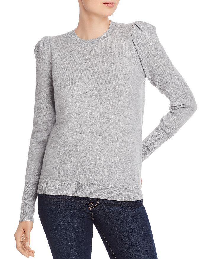 Puff-Sleeve Cashmere Sweater - 100% Exclusive | Bloomingdale's (US)