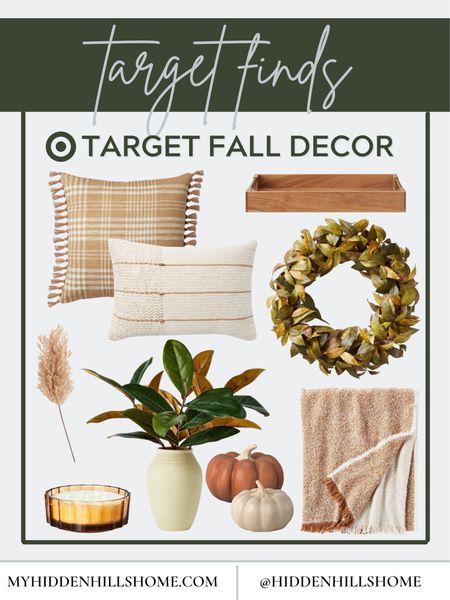 Target Fall Decor, Studio McGee Home Decor, Target finds, Fall wreath, Faux pumpkins, fall finds, Fall throw pillows #fall #homedecor #target 

#LTKSeasonal #LTKhome #LTKunder50