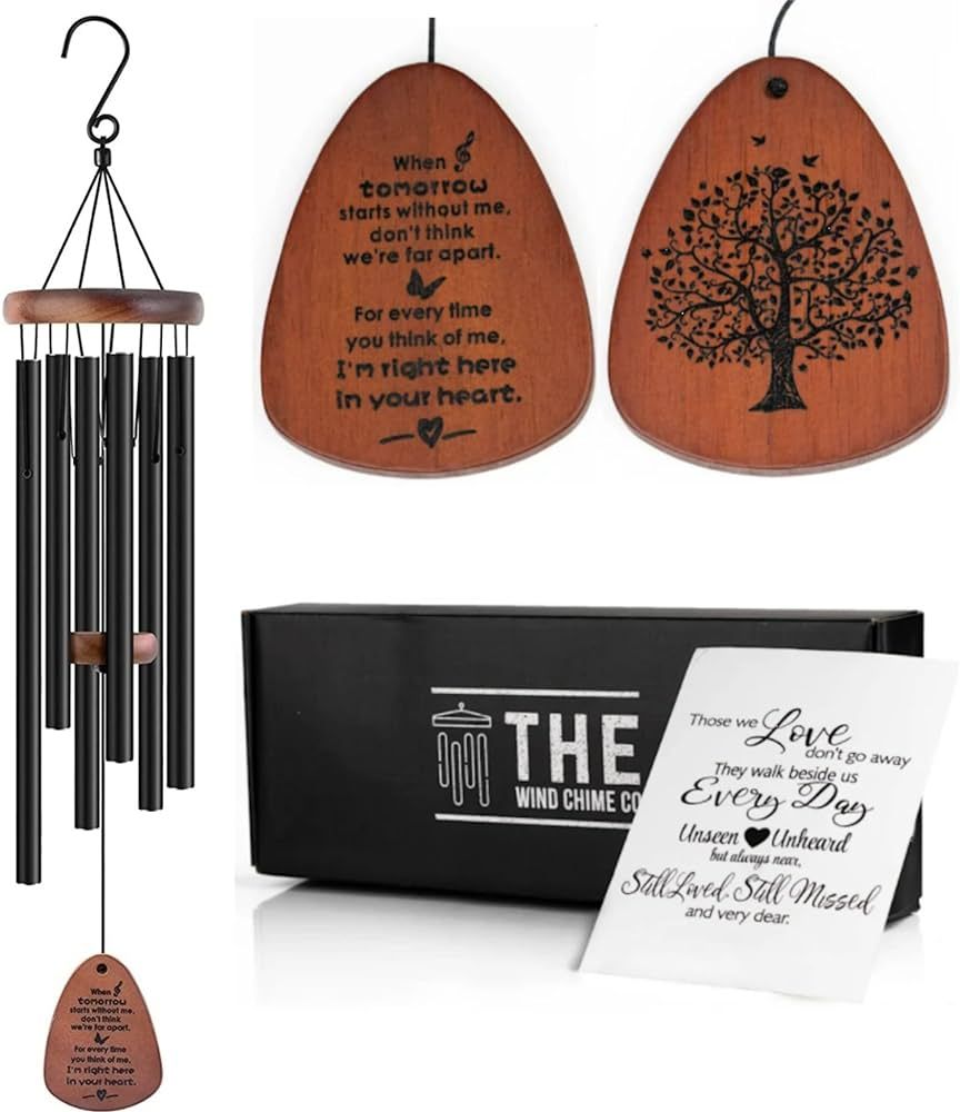 The Wind Chime CO Memorial Wind Chimes, Sympathy Wind Chimes Gift for The Loss of A Loved one, Ho... | Amazon (US)
