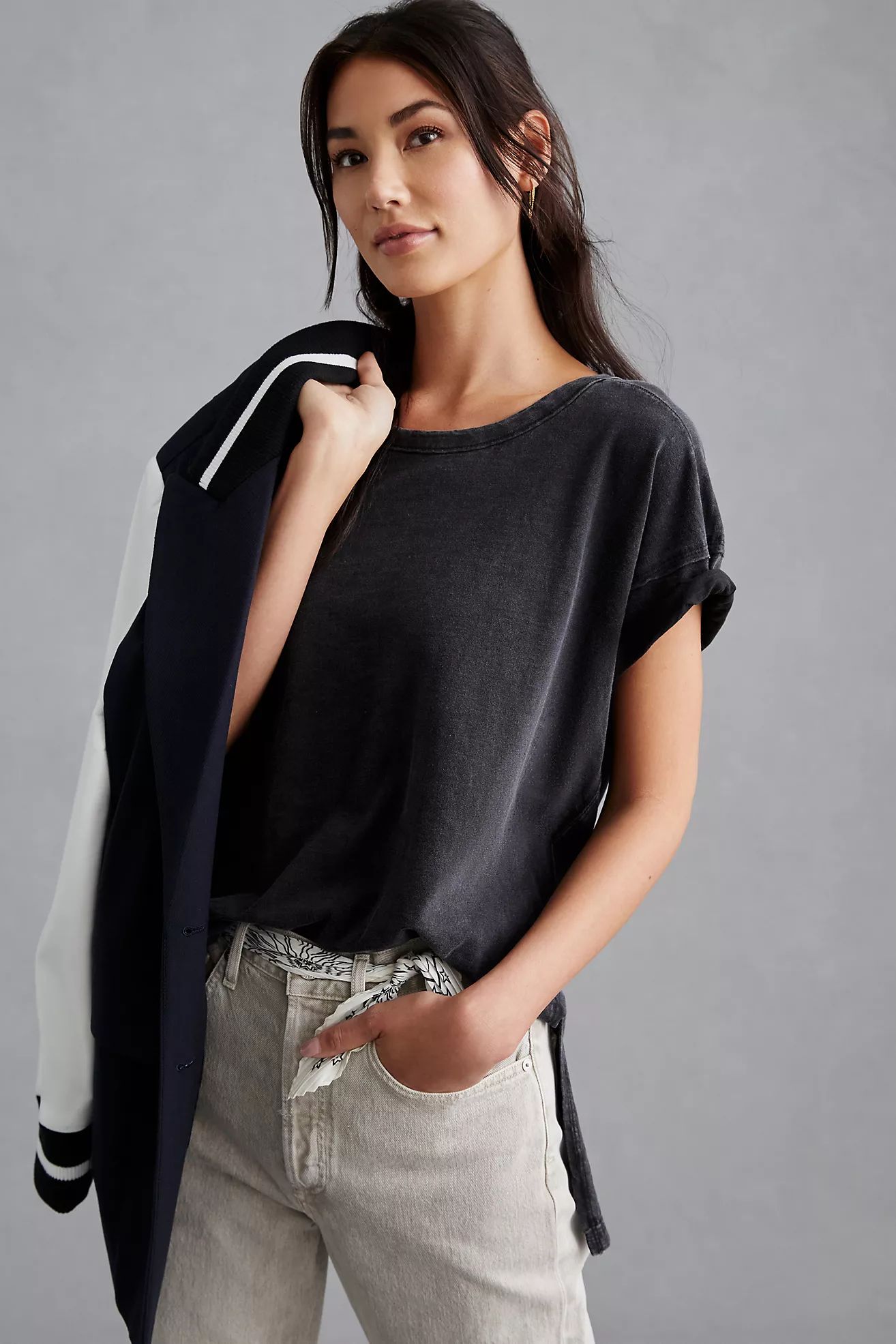 Pilcro Sustainable Perfect Oversized Tee | Anthropologie (US)