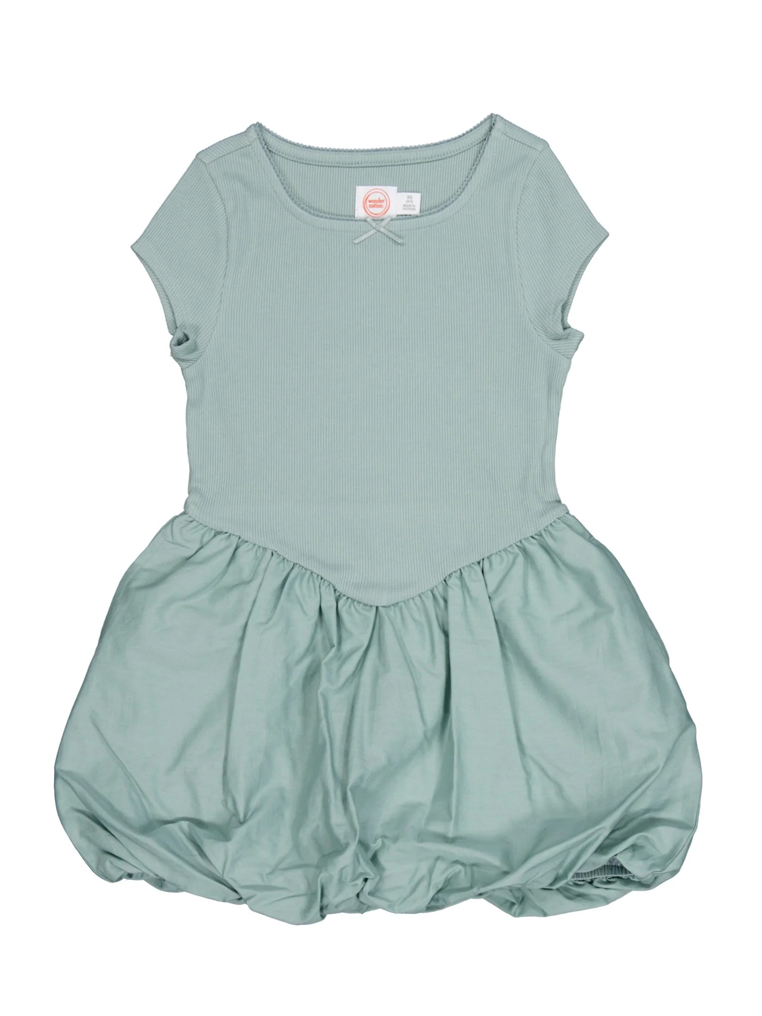 Wonder Nation Girls Bubble Dress, Sizes 4-18 & Plus | Walmart (US)
