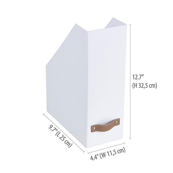 Bigso Woodgrain Magazine Holder Black | The Container Store