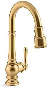 Kohler 99261-2MB Artifacts Kitchen Sink Faucet, Vibrant Brushed Moderne Brass | Amazon (US)