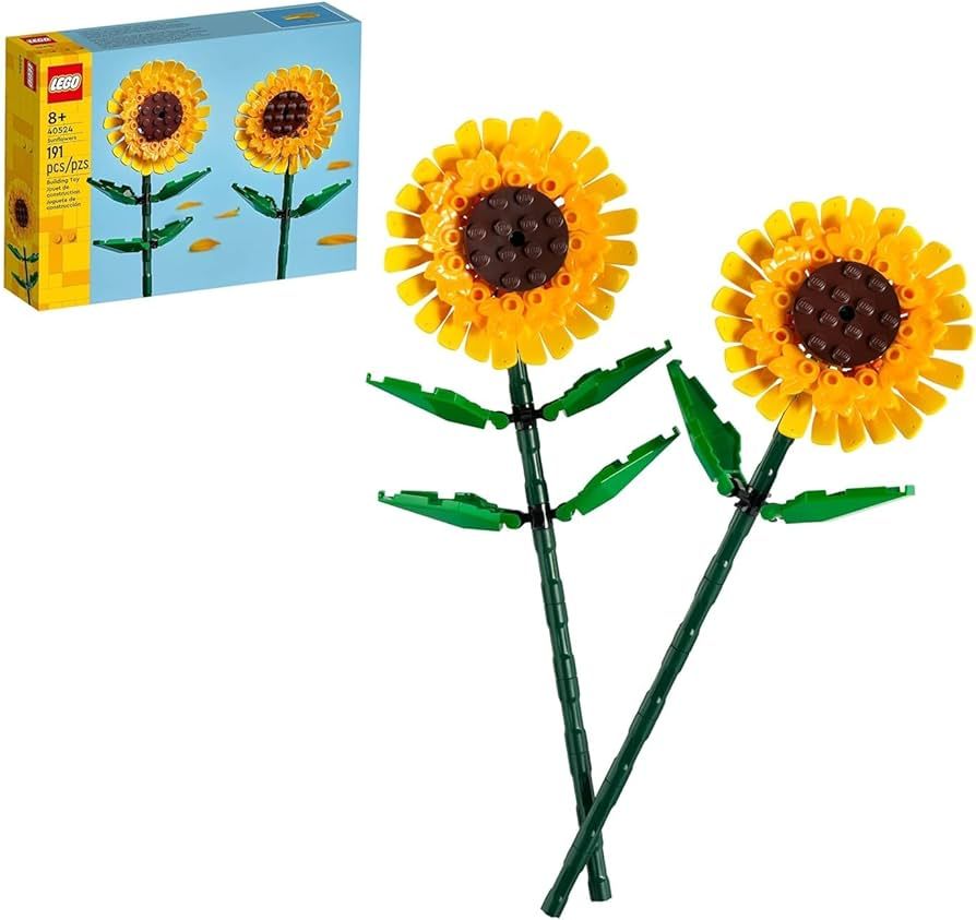 LEGO Sunflowers Building Kit, Artificial Flowers for Home Décor, Flower Building Toy Set for Kid... | Amazon (US)