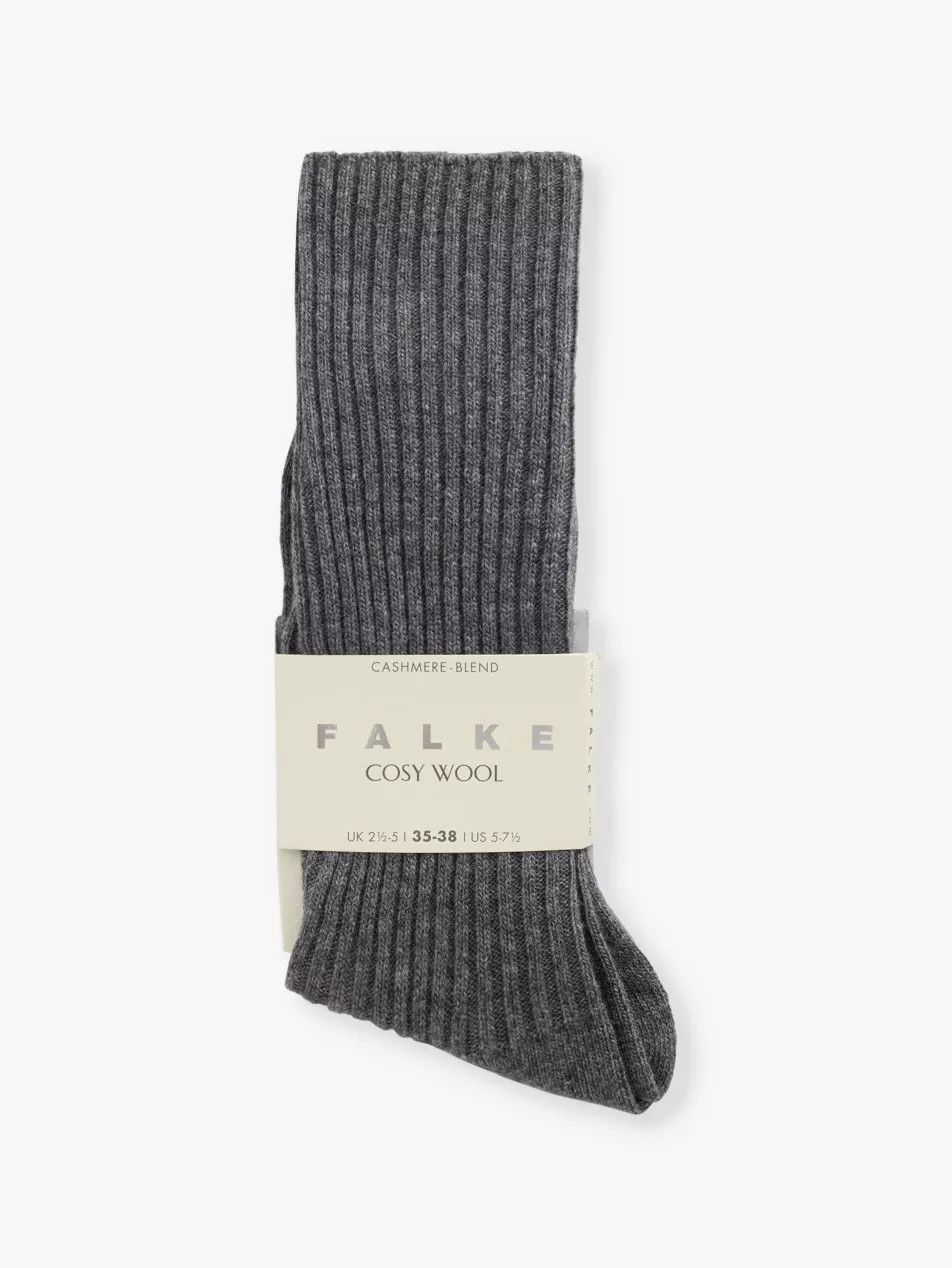 Cosy Wool ribbed knit socks | Selfridges