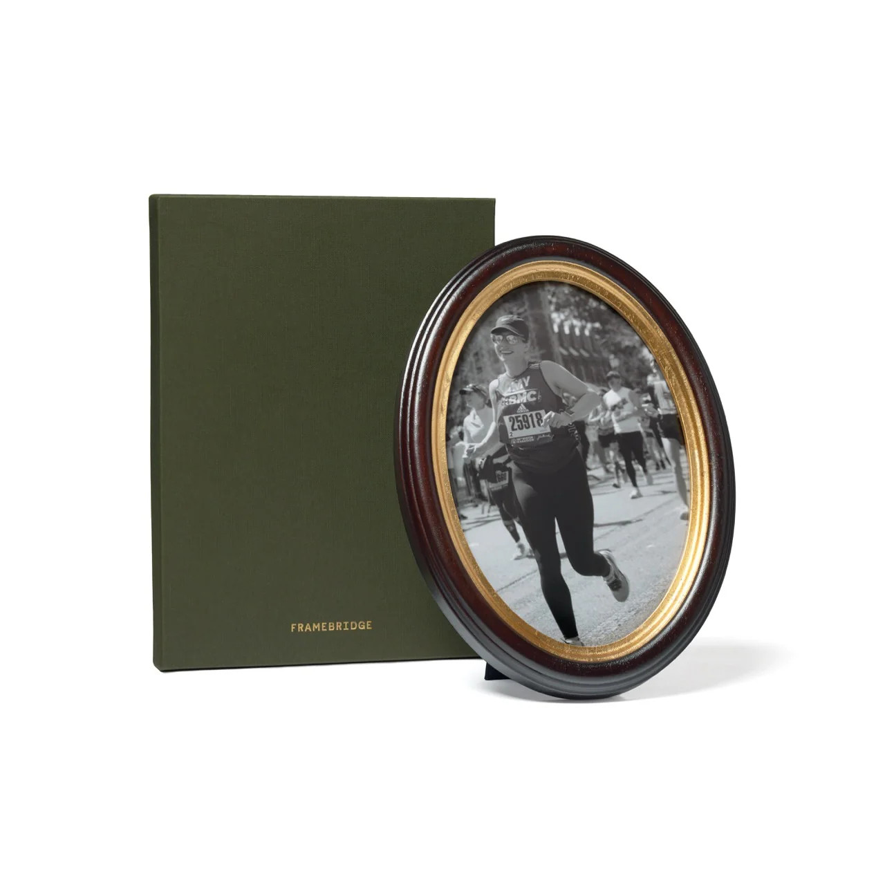 Antiqued Oval Frame: 8x11 | Framebridge