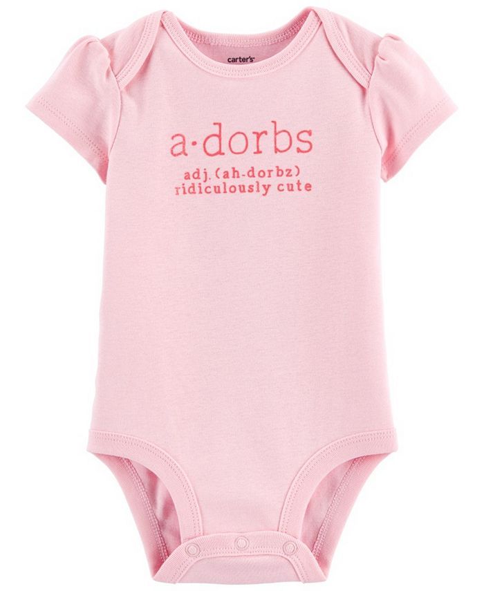 Baby Girl Adorbs Collectible Bodysuit | Macys (US)