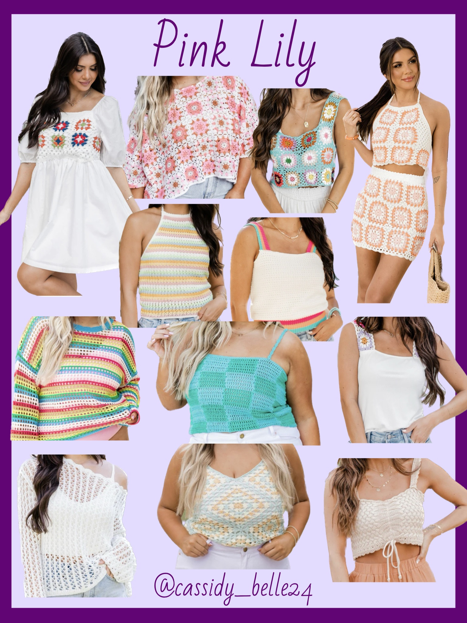 Crochet looks are super “in” right now!! Pink Lily really understood the assignment 🙌🏼 
#pinklily #crochet #womensfashion

#LTKSeasonal #LTKstyletip #LTKU