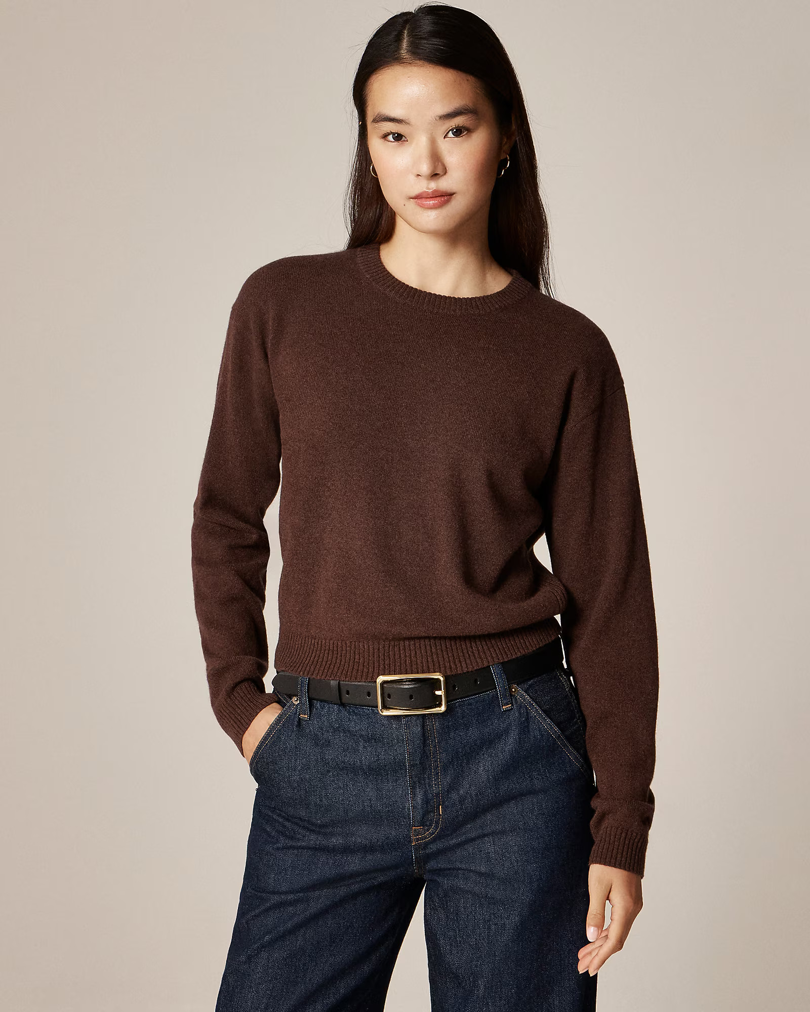 Perfect cashmere crewneck sweater | J. Crew US